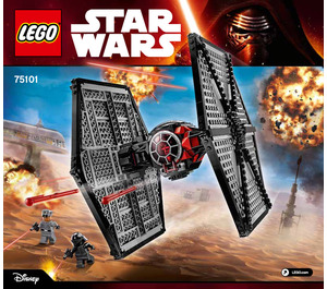 LEGO First Order Special Forces TIE Fighter 75101 Anweisungen