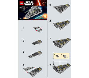 LEGO First Order Star Destroyer Set 30277 Instructions