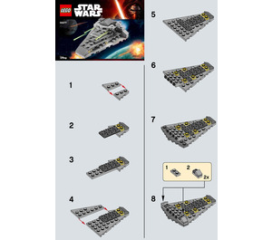 LEGO First Order Star Destroyer 30277 Instruktioner