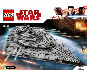 LEGO First Order Star Destroyer Set 75190 Instructions