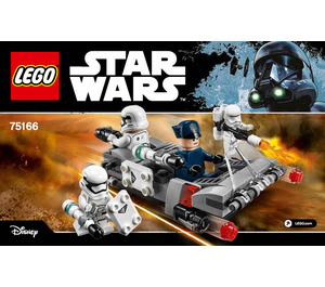 레고 First Order Transport Speeder Battle Pack 75166 지침