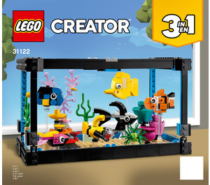 LEGO Fisch Tank 31122 Instructions