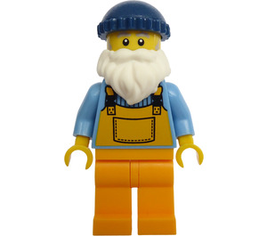 LEGO Fisherman Figurine