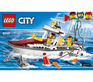 LEGO Fishing Boat Set 60147 Instructions