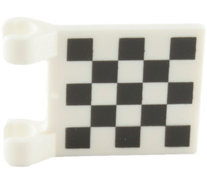 LEGO Vlag 2 x 2 met Chequered zonder uitlopende rand (67116 / 100961)