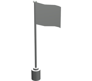 LEGO Vlag Aan Flagpole zonder lip aan de onderzijde (776)