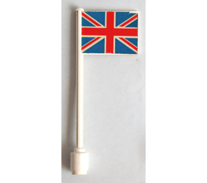 레고 깃발 ~에 Ridged Flagpole ~와 함께 Great Britain 상표 (3596)