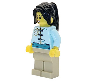 LEGO Flagbearer with Black Long Ponytail Minifigure