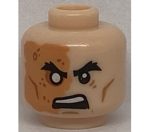 LEGO Flashback Shredder Head (Recessed Solid Stud) (3626)