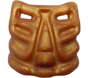 LEGO Flat Dark Gold Bionicle Krana Mask Ja