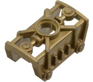 LEGO Flaches dunkles Gold Knee Rüstung 2 x 3 x 1.5 (47299)