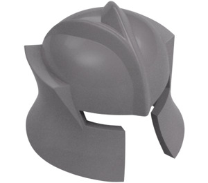 LEGO Flat Silver Angled Helmet with Cheek Protection (48493 / 53612)