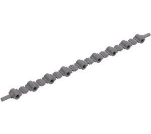 LEGO Plochá stříbrná Bandolier (Ammunition Pás) (98567)