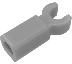 LEGO Argento satinato Barra Supporto con Clip (11090 / 44873)