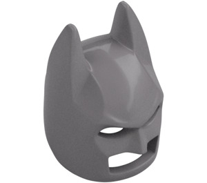 LEGO Effen zilver Batman Cowl Masker met hoekige oren (10113 / 28766)