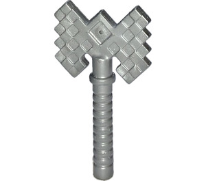 LEGO Flaches Silber Battleaxe (65505) Minecraft