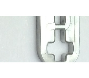 LEGO Flat Silver Beam 2 x 0.5 with Axle Holes (41677 / 44862)