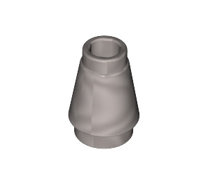 LEGO Flat Silver Cone 1 x 1 with Top Groove (28701 / 59900)