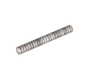 LEGO Flat Silver Corrugated Hose 6.4 cm (8 Studs) (22516 / 23039)