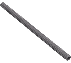 LEGO Flat Silver Corrugated Pipe 14.4 cm (18 Studs) (23004 / 100901)