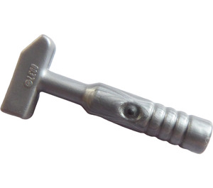 LEGO Flat Silver Cross Pein Hammer with 3 Rib Handle