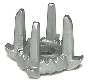 LEGO Flat Silver Crown with 4 Spikes (18165)