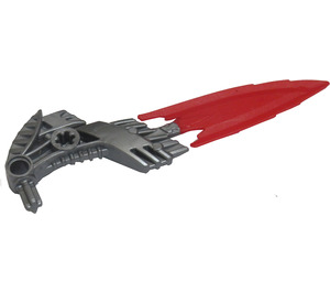 LEGO Flat Silver Firebolt with Flexible Red Blade (87806)