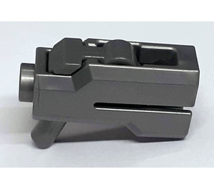 LEGO Flat Silver Gun with Dark Stone Gray Trigger (77989)