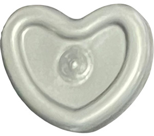 LEGO Flat Silver Heart with Pin