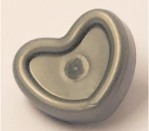 LEGO Flat Silver Heart with Pin