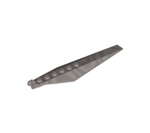 LEGO Flat Silver Hinge Plate 1 x 12 with Angled Sides and Tapered Ends (53031 / 57906)