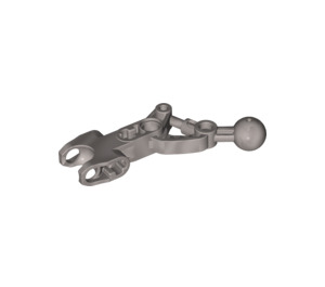 LEGO Flat Silver Leg/Arm with Ball and Joint (87796)