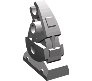 LEGO Flaches Silber Minifig Mechanisch Bein (53984 / 58341)