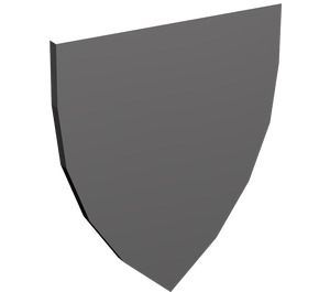 LEGO Flat Silver Minifig Shield Triangular (3846)