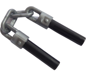 LEGO Flat Silver Nunchucks