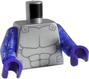 LEGO Flat Silver Orion Torso with Muscles (973)