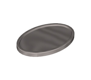 LEGO Flaches Silber Oval Tray (11252)