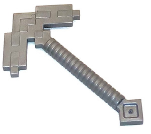 LEGO Flat Silver Pixelated Pickaxe (18789)