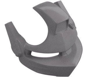 LEGO Flat Silver Pointed Visor with Eye Slits and Spikes  (22401)