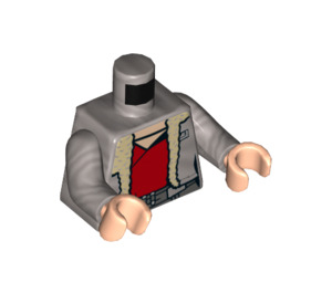 LEGO Flat Silver Qi'ra Corellian Outfit Minifig Torso (973 / 76382)
