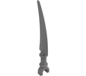 LEGO Flat Silver Scythe Blade with Clip Pommel (59229)