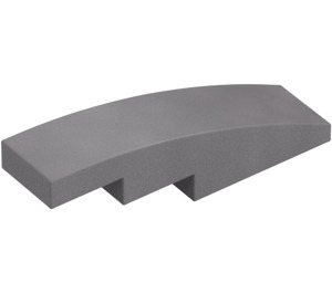 LEGO Flat Silver Slope 1 x 4 Curved (11153 / 61678)