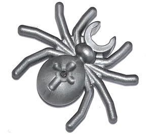 LEGO Flaches Silber Spinne mit Clip (30238)