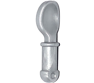 LEGO Flat Silver Spoon with Short Handle and Round End (34173)