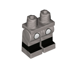 LEGO Flaches Silber Steamboat Mickey Mouse Minifigure Hüften und Beine (3815 / 60409)