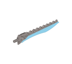 LEGO Flat Silver Sword with Blue Backside (98568)