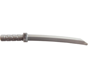LEGO Flat Silver Sword with Square Guard and Capped Pommel (Shamshir) (21459)