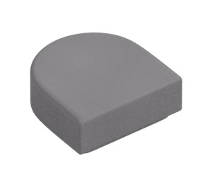 LEGO Flat Silver Tile 1 x 1 Half Oval (24246 / 35399)