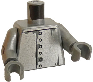 LEGO Flat Silver Tin Man Minifig Torso (973 / 76382)