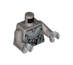 LEGO Płaski srebrny Ultimate Ultron Minifigurka Tułów (973 / 76382)